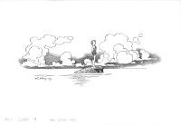Image for "THE NEVER BIRD" PETER PAN BOOK ORIGINAL ART SIGNED CHARLES VESS