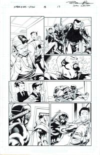 Image for SNAKE EYES G.I JOE PUBLISHED ORIGINAL ART SIGNED ROBERT ATKINS & JUAN CASTRO
