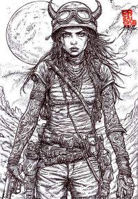 Image for Tank Girl / CHAOS RIDES WITH STYLE - Bazal. 8,3x11,7 in.