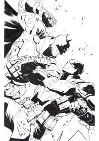 Image for DC K.O: Knightfight #2 Variant Cover Original Art by Jorge Molina