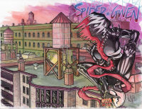 Image for Gwenom Rooftop Illustration