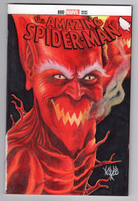 Image for Amazing Spider-Man #800 Red Goblin Sketch Cover