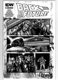 Image for Back to the Future #1 - Sketch Cover (original art) by PAUL SWAIN