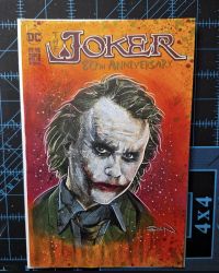 Image for Joker 80th Anniversary Sketch Cover by Randy Siplon