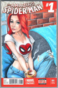 Image for Mary Jane Sketch Cover The Amazing Spider-Man #1