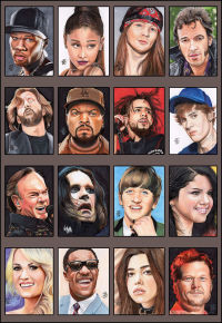 Image for Music Icons Sketch Card Set