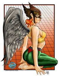 Image for Hawkgirl Illustration
