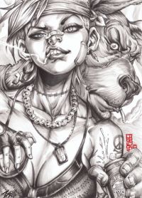 Image for GASOLINE GODDESS / Bazal. 11,7x16,5 in. 