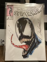 Image for Venom & Spiderman double sided Sketch Cover