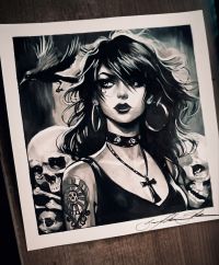 Image for Death by Guilherme Silva  - 11" x 11,5"