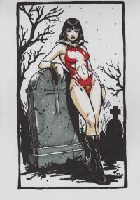Image for Classic Vampirella Pin Up by Buğra Batuhan Berah
