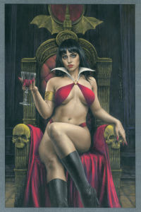 Image for Vampirella Winter Special 2026 #1 - original cover art by Celina