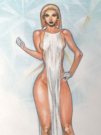 Image for Emma Frost Hellfire Gala 9x12 Art