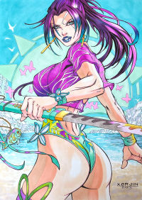 Image for Breezy Butterfly Psylocke by Xorjin