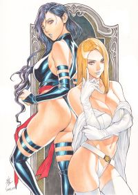 Image for Psylocke and Emma by Homare