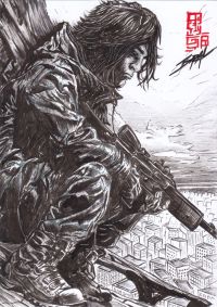 Image for Tireur d'élite. 2023 / Bazal. 11,7x 8,3 in. 