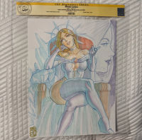 Image for Emma Frost Sketch by Alfredo Cardona