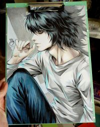 Image for Day 28. L Lawliet by Lictoria 