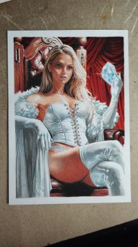 Image for Emma Frost ("9x12") artwork by Edi Santos