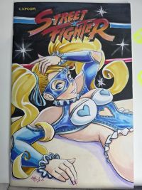 Image for "R. Mika in the ring" mixed media Sketch Cover by Smo-G