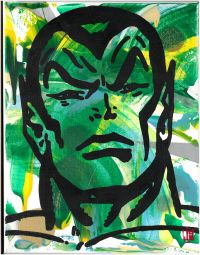 Image for Poremunk original Submariner painting, 11x14 – acrylic on canvas