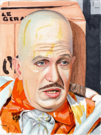 Image for Vincent Price as Egghead Sketch Card