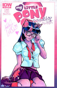 Image for My Little Pony Twilight Sparkle Sketch Cover by Ashley Witter