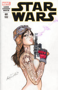 Image for Star Wars #1 Doctor Aphra Sketch Cover by Ashley Witter
