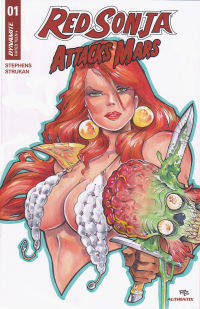 Image for Red Sonja Attacks Mars Authentix Cover