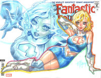 Image for Fantastic 4 Invisible Woman Sketch Cover 
