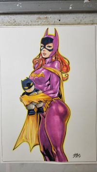 Image for Batgirl Original Art 9x12