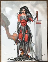 Image for Wonder Woman 9x12 by Celal Koc