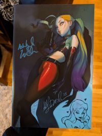 Image for Cute Poison Ivy remarque Harley Quinn #28 Random Stacks Variant by Ashley Witter