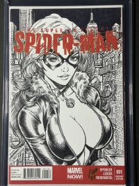 Image for Black Cat Sketch Cover by Jeff Whiting (JDUB)
