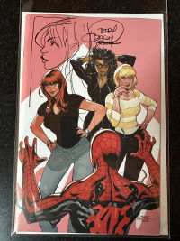 Image for Mary Jane Remarque on Ultimate Endgame #1 PREMIUM VIRGIN  Signed by TERRY and RACHEL DODSON