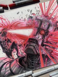 Image for Cyclops vs Sentinel 11”x17”