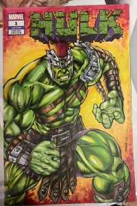 Image for Gladiator Hulk Sketch Cover by Kevin Sharpe