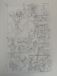 Image for J Scott Campbell Original art Layout of 4 pages from Danger Girl