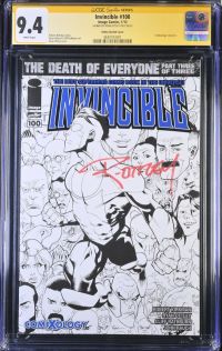 Image for Invincible #100 CGC SS Signed Sketch Cover
