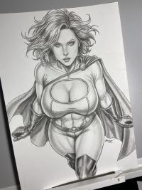 Image for Power Girl 9"12 by Kairos
