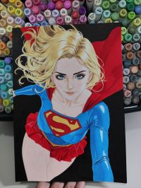 Image for SuperGirl - Original Art 09x12 150g