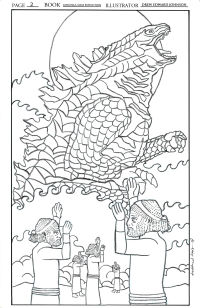 Image for Godzilla Aftershock page 02 by Drew Edward Johnson