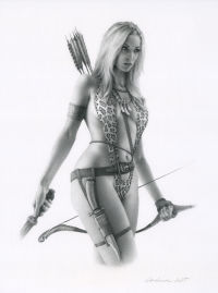Image for Sheena - original pencil drawing by Celina