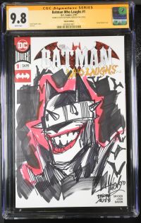 Image for Mirka Andolfo Batman Who Laughs #1 Sketch Cover CGC 9.8
