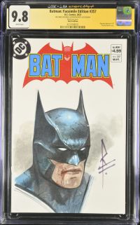 Image for RICCARDO FEDERICI Batman Sketch Cover CGC 9.8
