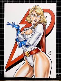 Image for Power Girl Original Art by Júnior Maia