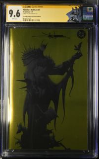 Image for Absolute Batman #1 Gold Foil Convention Exclusive CGC 9.6 Signed by Jae Lee