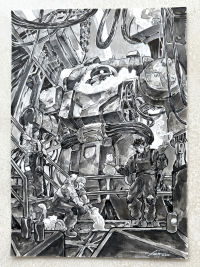 Image for MS-06 Zaku II Mobile Suit - Original Art