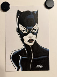 Image for Mike Hawthorne's ART & LOVE day 1: Catwoman! 