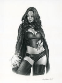 Image for Goblin Queen - original pencil drawing by Celina
